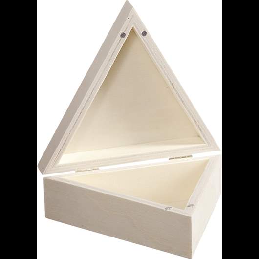 Holz-Box 14x14x5cm dreieck